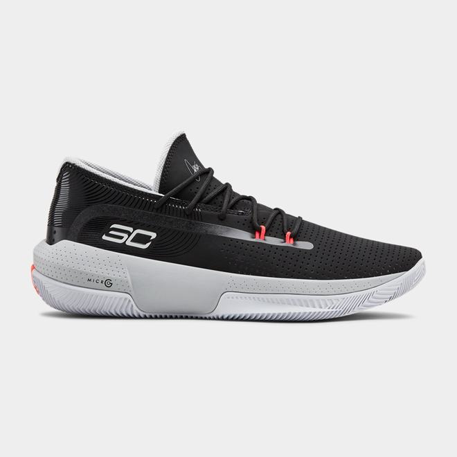 Under Armour SC 3ZER0 III - Panske Basketbalove Topanky - Čierne/Siva